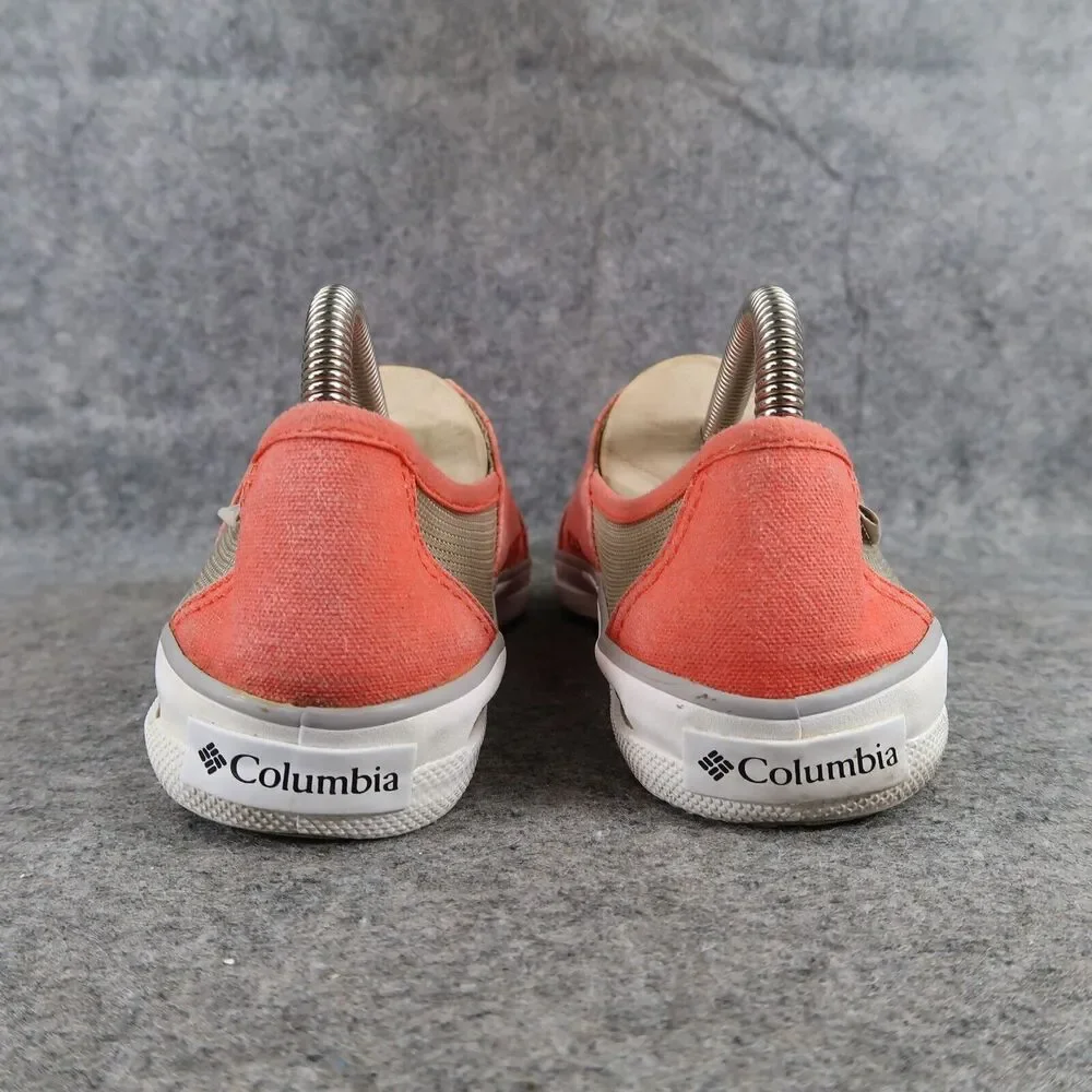 Columbia Shoes Womens 8 Flats Slip On Vulc N Vent Casual Sneaker Canvas Mesh